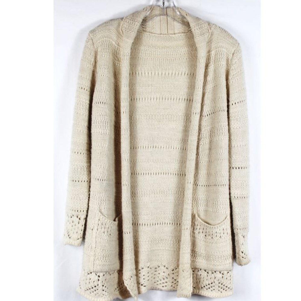 Crochet cardigan sweater